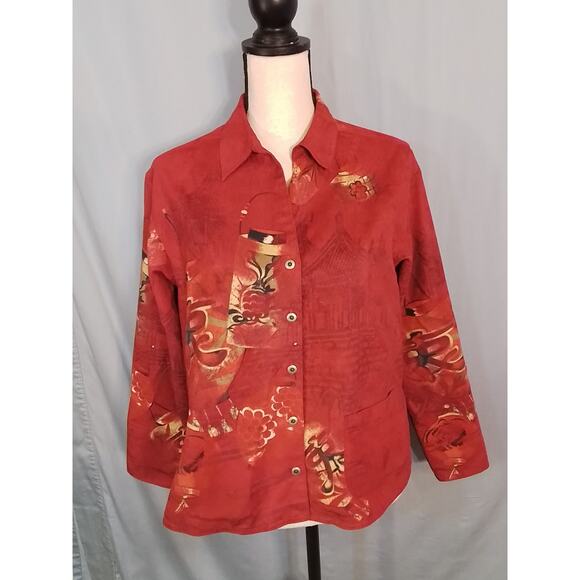Chico's ,  Shirt jacket. - Picture 1 of 6